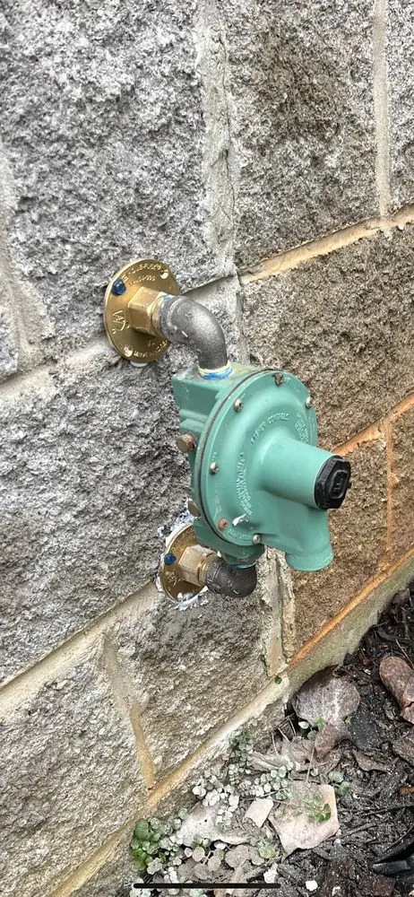 Gas pressure regulator installation by Grizzly Plumbing